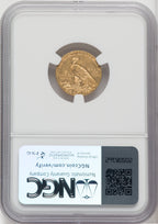 1910 $2.50 Indian Quarter Eagle NGC MS62 (765467052)