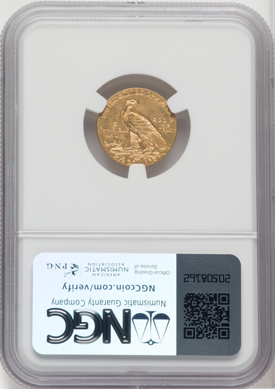 1910 $2.50 Indian Quarter Eagle NGC MS62 (765467052)