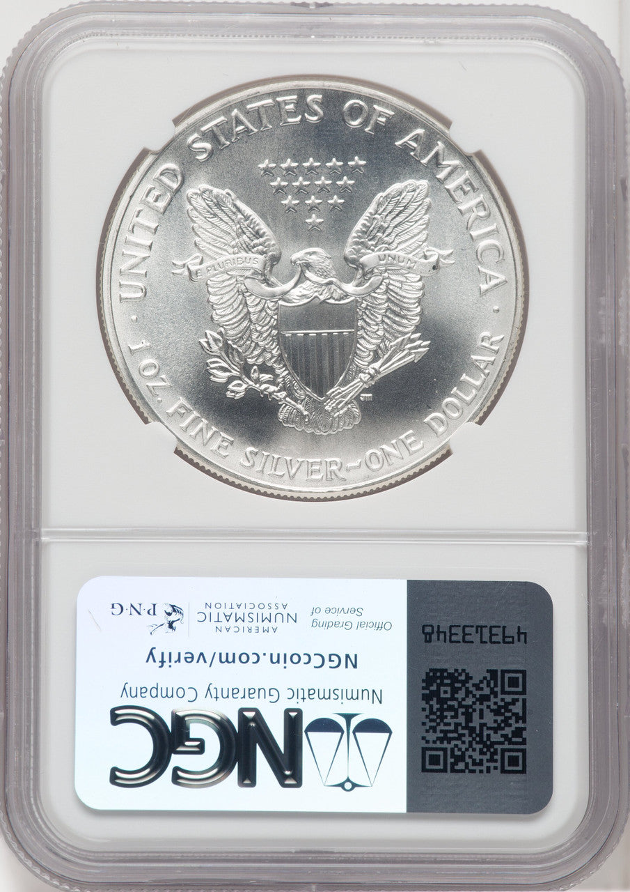 1990 S$1 Silver Eagle NGC MS70 | LCR Coin