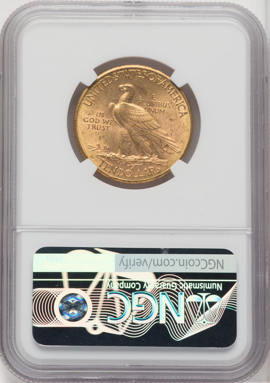 1909-D $10 Indian Eagle NGC MS63
