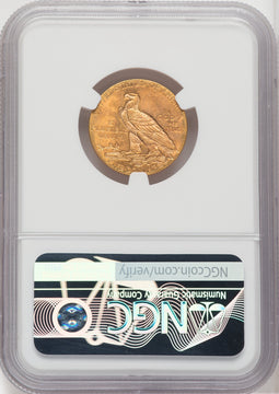 1915 $5 Indian Half Eagle NGC MS64 (759004019)