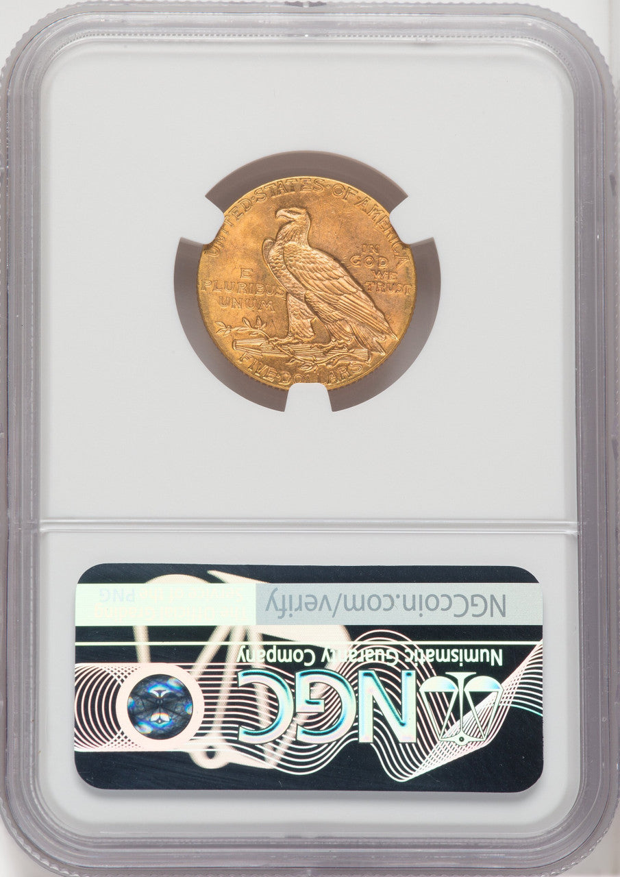 1915 $5 Indian Half Eagle NGC MS64 (759004019)