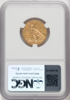 1908-S $5 Indian Half Eagle NGC AU58
