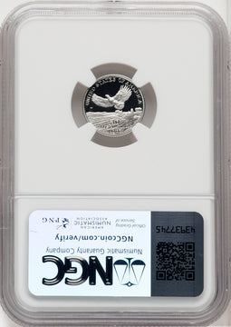 2000-w $10 Tenth-Ounce Platinum Brown Label NGC PF70 (765521013)