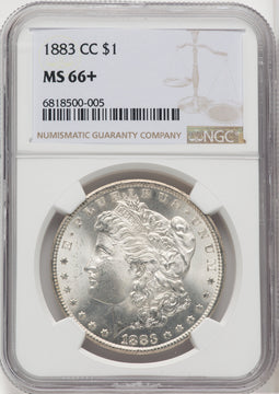 1883-CC $1 Morgan Dollar NGC MS66+
