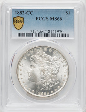1882-CC Morgan Dollar PCGS MS66