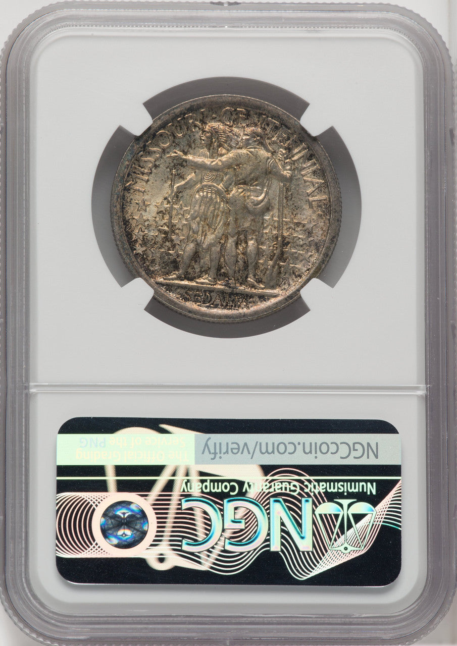 1921 50C Missouri Commemorative Silver NGC MS66