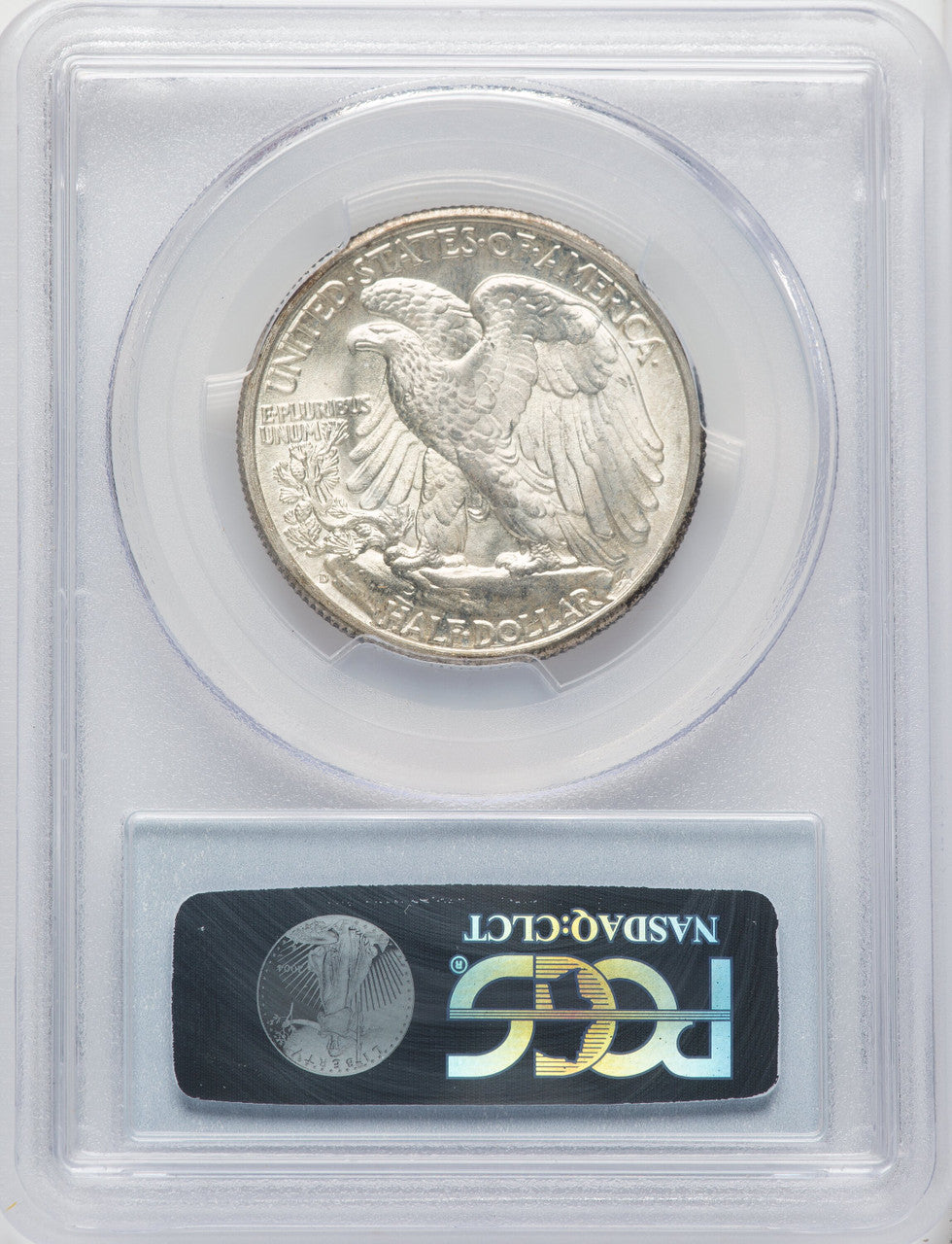 1943-D 50C CAC Walking Liberty Half Dollar PCGS MS67
