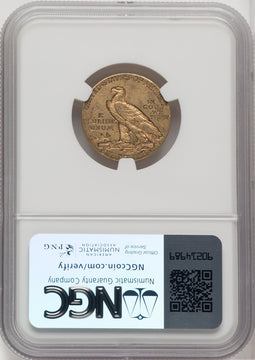 1909-S $5 Indian Half Eagle NGC AU53 (518925115)