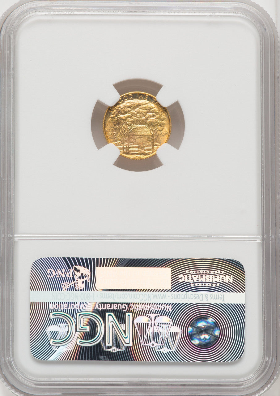 1922 G$1 Grant With Star Commemorative Gold NGC MS67