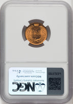 1904 1C RD Indian Cent NGC MS66+
