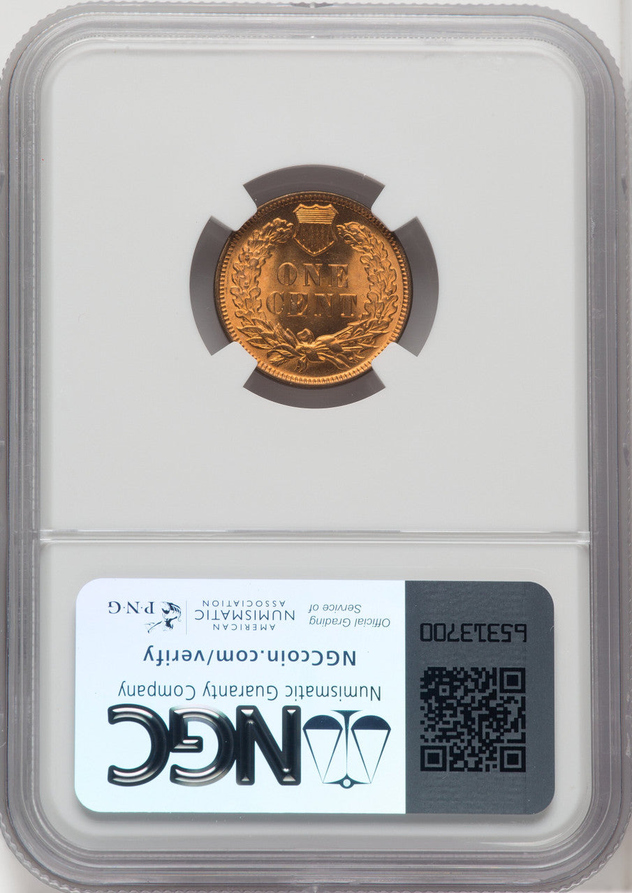 1904 1C RD Indian Cent NGC MS66+