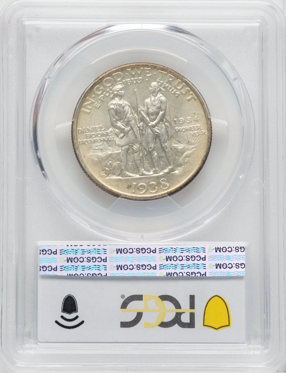 1938-S 50C Boone Commemorative Silver PCGS MS67