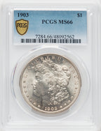 1903 $1 Morgan Dollar PCGS MS66