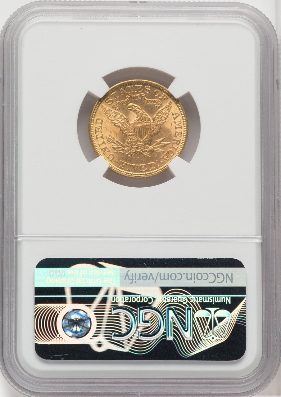1900 $5 Liberty Half Eagle NGC MS66