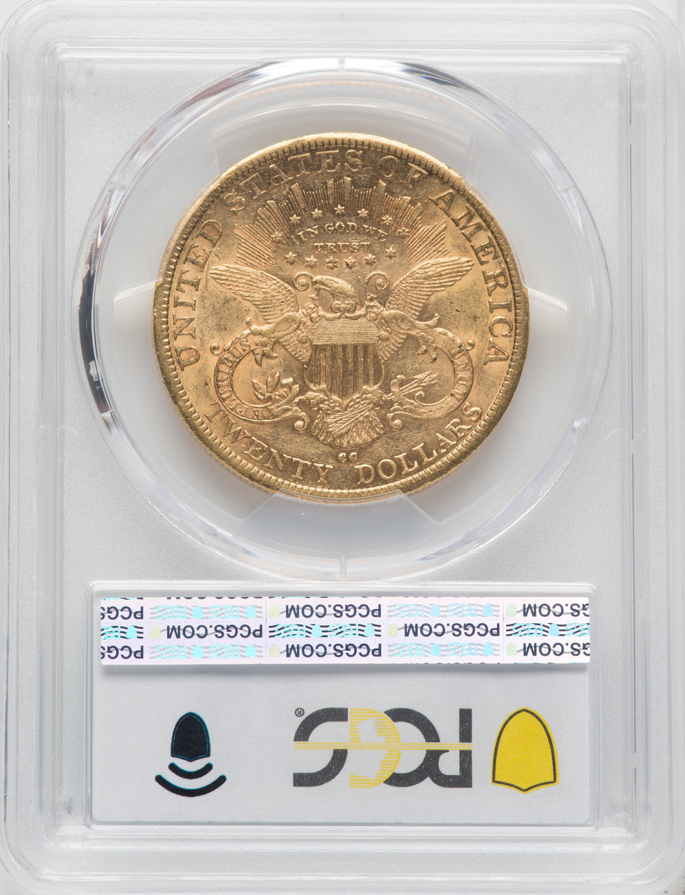 1883-CC $20 Liberty Double Eagle PCGS AU53