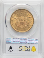1852 $20 Liberty Double Eagle PCGS MS61