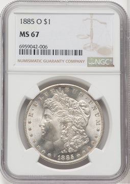 1885-O $1 Morgan Dollar NGC MS67 (766824005)
