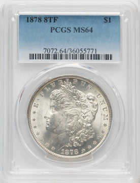 1878 8TF $1 Morgan Dollar PCGS MS64 (766680003)