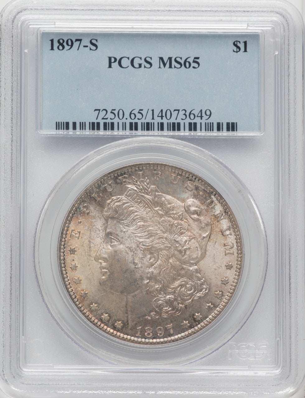 1897-S $1 Morgan Dollar PCGS MS65