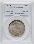 1952-S 50C FL Franklin Half Dollar PCGS MS65