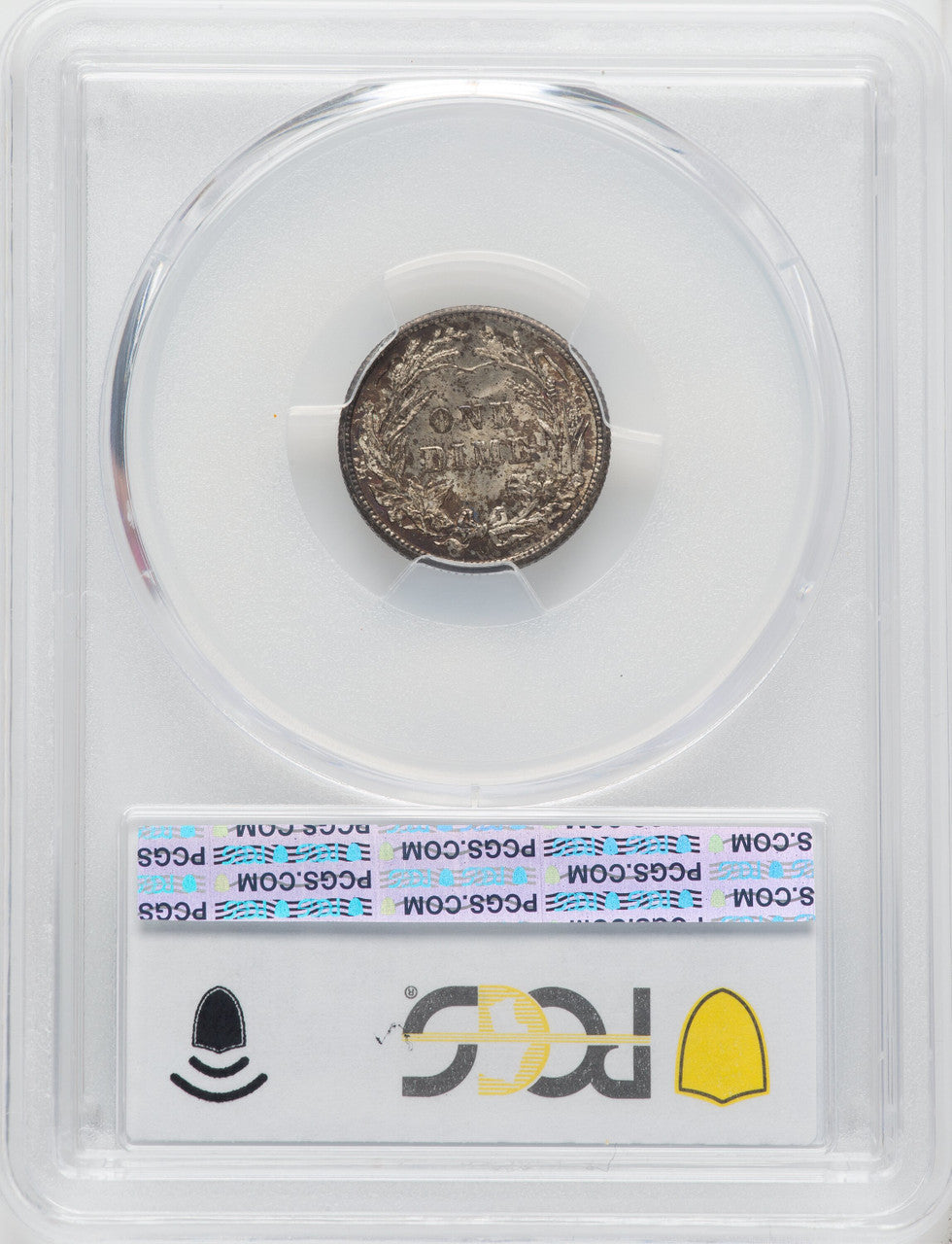 1907 10C Barber Dime PCGS MS66