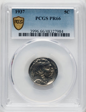 1937 5C Proof Buffalo Nickel PCGS PR66
