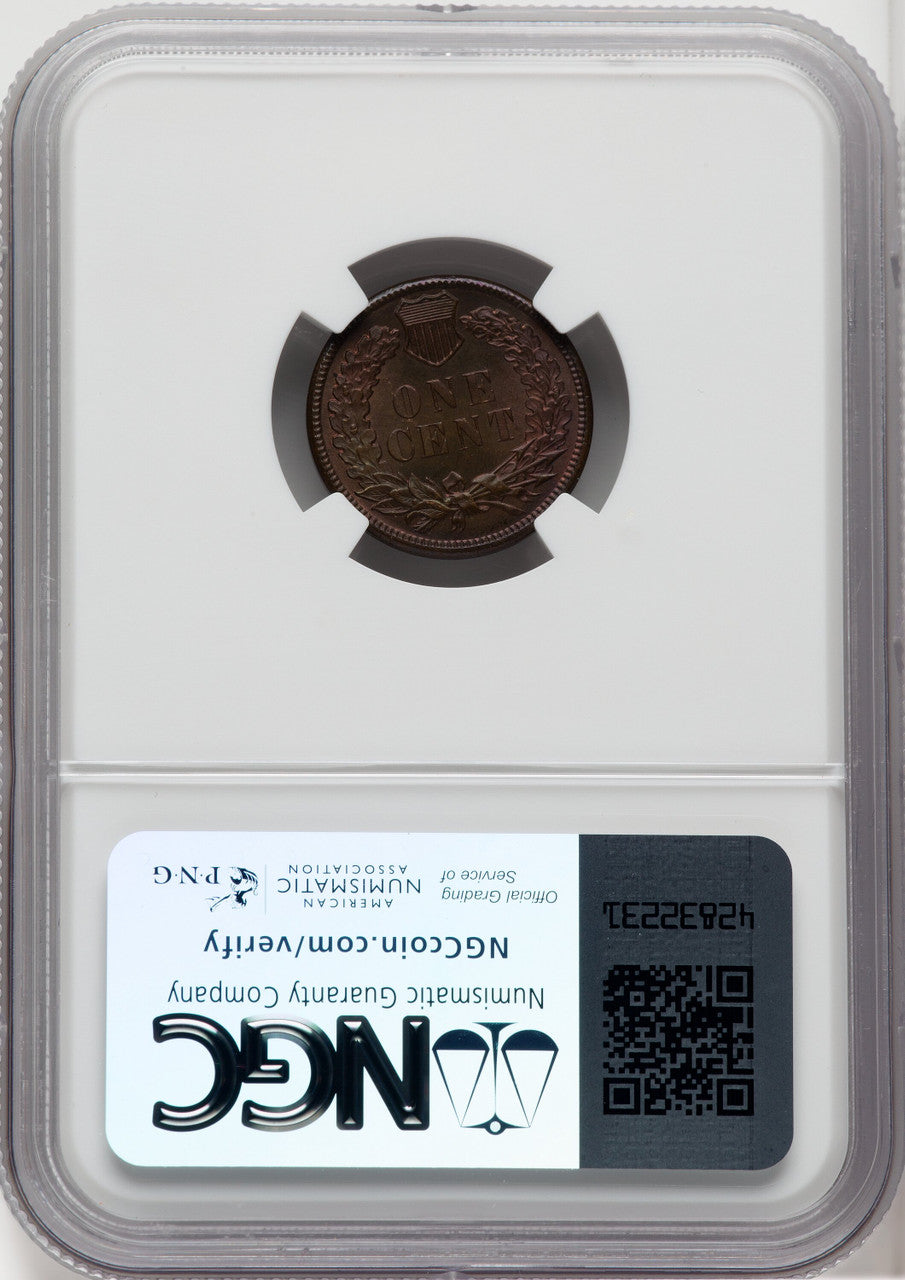 1886 Type One RB Proof Indian Cent NGC PR65
