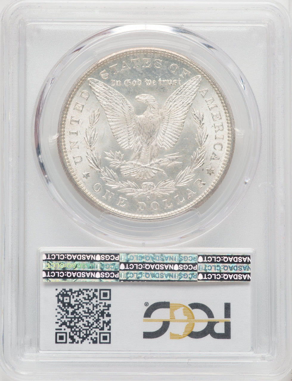1880/9-S $1 CAC Morgan Dollar PCGS MS67