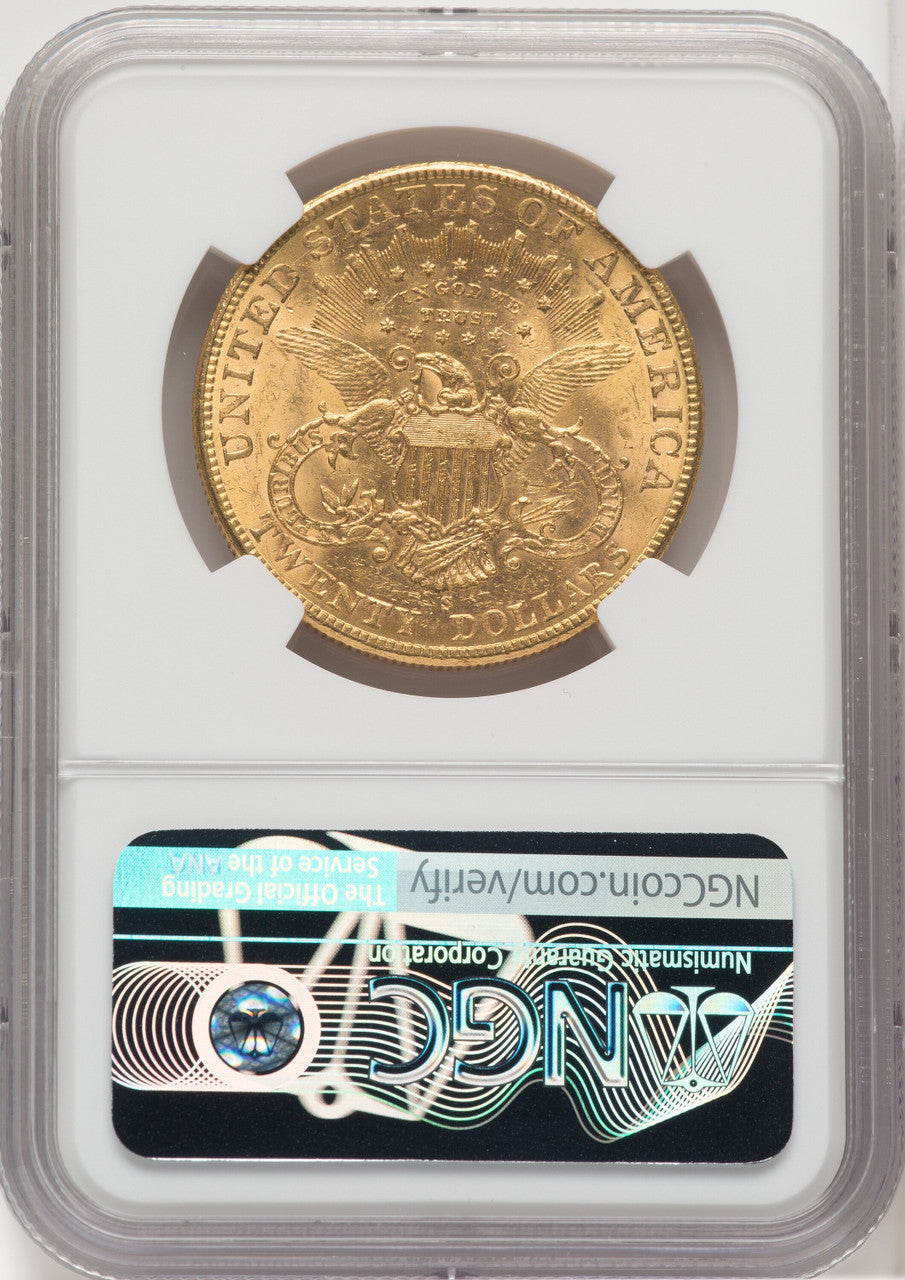 1902-S $20 Liberty Double Eagle NGC MS61