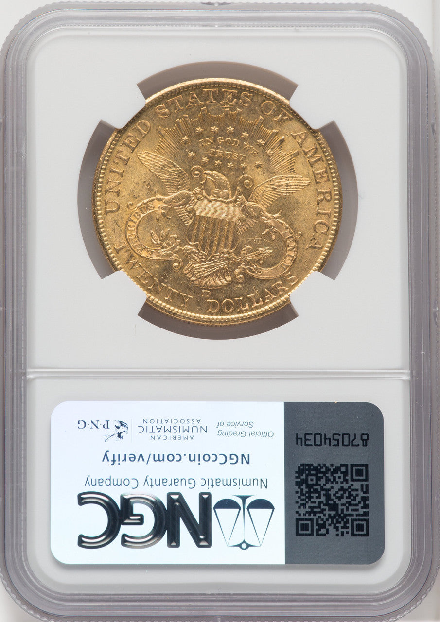 1906-D $20 Liberty Double Eagle NGC MS60