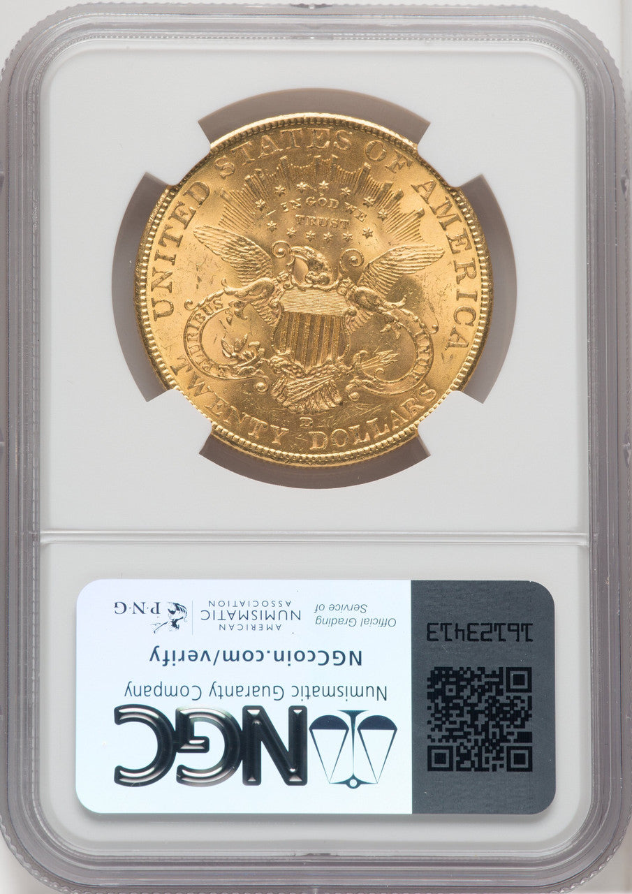 1906-D $20 Liberty Double Eagle NGC MS61