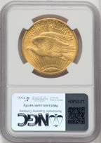 1909/8 $20 Saint-Gaudens Double Eagle NGC MS61