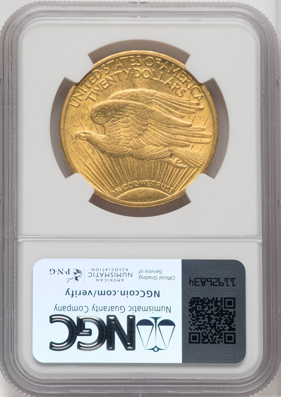 1909/8 $20 Saint-Gaudens Double Eagle NGC MS61