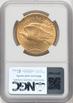 1910-S $20 Saint-Gaudens Double Eagle NGC MS61
