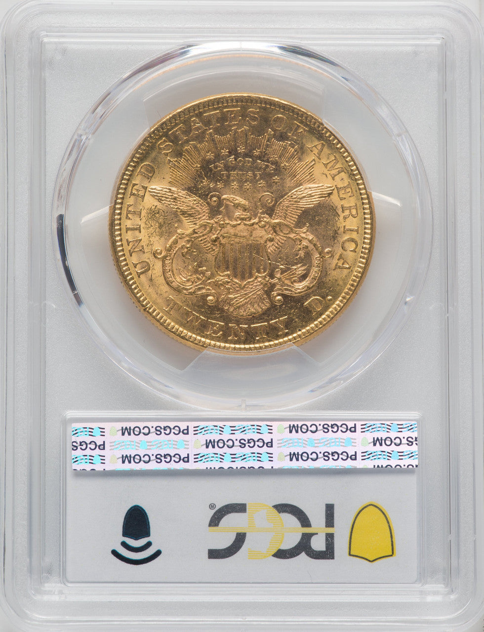 1876 $20 Liberty Double Eagle PCGS AU58 (171391001)