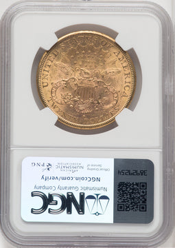 1880-S $20 Liberty Double Eagle NGC MS60