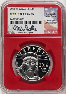 2016-W $100 One-Ounce Platinum Eagle NGC PF70 (766856002)
