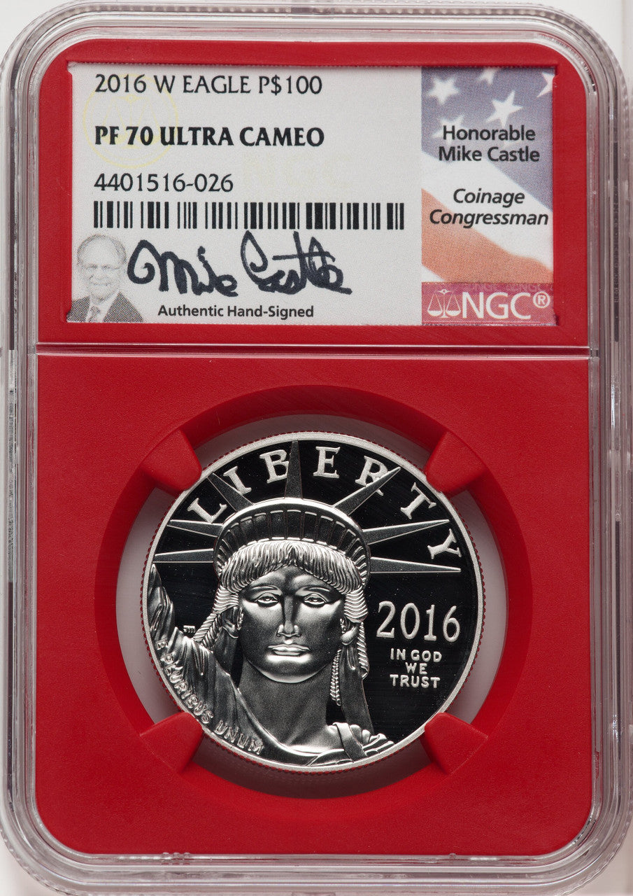 2016-W $100 One-Ounce Platinum Eagle NGC PF70 (766856002)