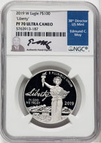 2019-W $100 One-Ounce Platinum Eagle Liberty NGC PF70 (766831003)