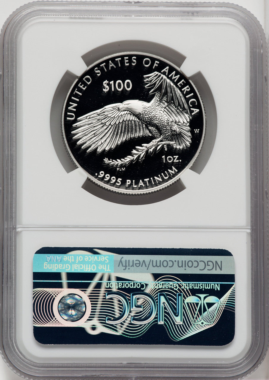 2019-W $100 One-Ounce Platinum Eagle Liberty NGC PF70 (766831003)