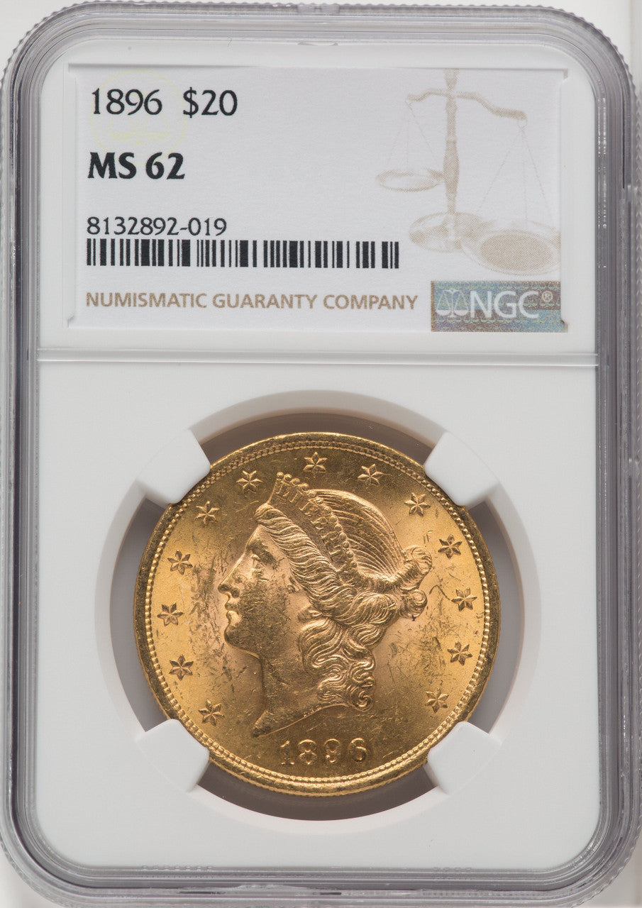 1896 $20 Liberty Double Eagle NGC MS62 (173918073)