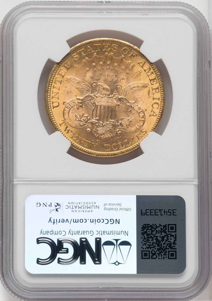 1896 $20 Liberty Double Eagle NGC MS62 (173918068)