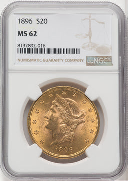 1896 $20 Liberty Double Eagle NGC MS62 (173918070)