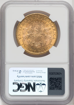 1896 $20 Liberty Double Eagle NGC MS62 (173918070)