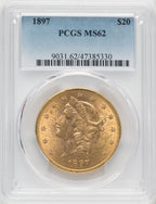 1897 $20 Liberty Double Eagle PCGS MS62 (766533010)