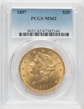 1897 $20 Liberty Double Eagle PCGS MS62 (766533011)