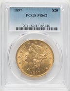 1897 $20 Liberty Double Eagle PCGS MS62 (766533011)