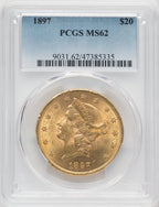 1897 $20 Liberty Double Eagle PCGS MS62 (766533009)