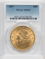 1897 $20 Liberty Double Eagle PCGS MS62 (766533016)
